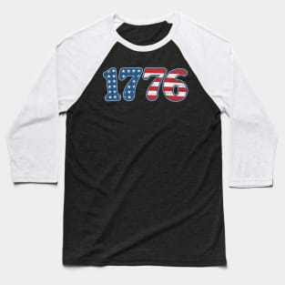 1776 - 4th of July Americas Birthday Baseball T-Shirt